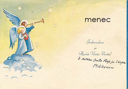 Wendelin, Martta - Oi armon, kirjelomake 