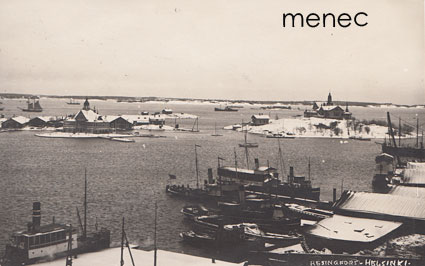 Helsinki, näköala merelle, laivoja 