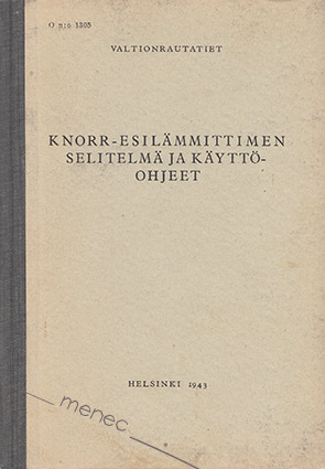 Knorr-esilämmittimen selitelmä ja käyttöohjeet 