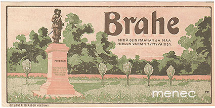 Brahe, tupakkaetiketti 