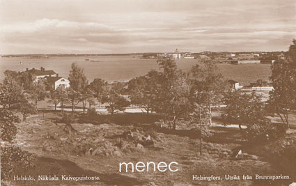 Helsinki, näköala Kaivopuistosta 