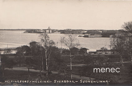 Helsinki, Suomenlinna, näkymä kaupunkiin 