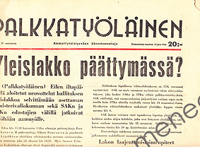 Palkkatyöläinen 1956/18-23 [6 vol.] 