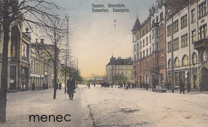 Tampere, Hämeenkatu, talvinäkymä 