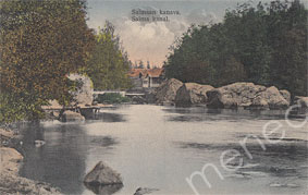 Saimaan kanava, huvila ja laituri 