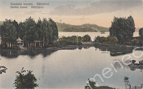 Saimaan kanava, Rättijärvi, niemi ja huvimaja 