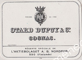 Otard Dupuy & Co. Cocnac 