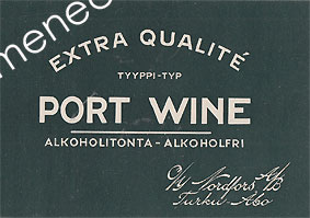 Extra qualité. Tyyppi Port Wine 