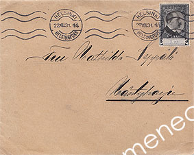 Kirjekuori, P. E. Svinhufvud 2 mk 