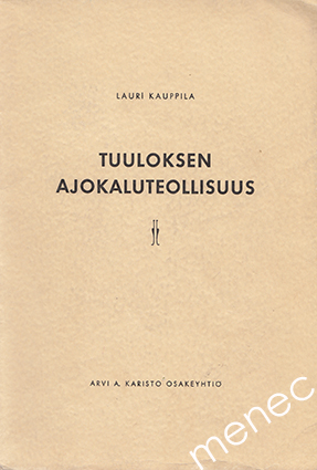 Kauppila, Lauri - Tuuloksen ajokaluteollisuus 