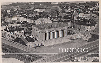 Helsinki, Eduskuntatalo, Töölö, ilmakuva 