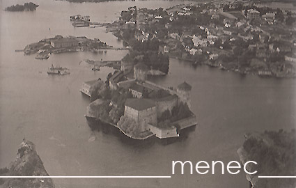 Savonlinna, Olavinlinna, ilmakuva 
