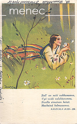 Wendelin, Martta - Siell' on neiti nukkununna... 