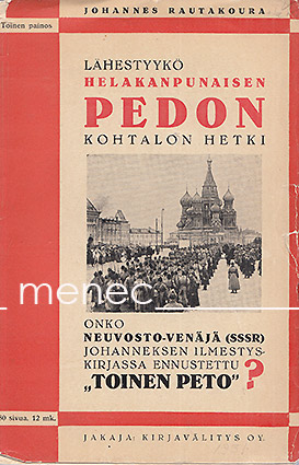 Rautakoura, Johannes - Lähestyykö helakanpunaisen pedon hetki 