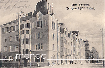 Kotka, Kirkkokatu, Hotelli Central 