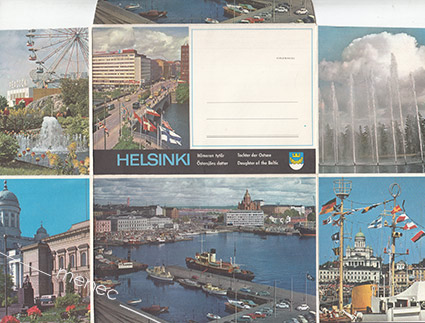 Helsinki, Itämeren tytär [kirjekuori] 