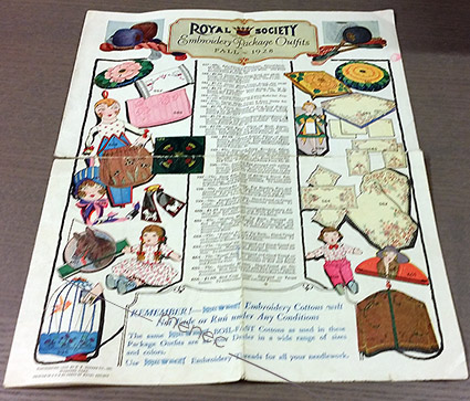Royal Society. Embroidery Package Outfits, Fall 1928 